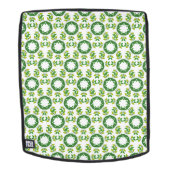 Blattmuster, Muster von Blätter, grüne Blätter Rucksack (Abnehmbare Front)