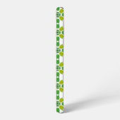 Blattmuster, Muster von Blätter, grüne Blätter Samsung Galaxy Hülle (Linke Seite)