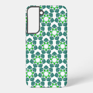 Blattmuster, Muster von Blätter, grüne Blätter Samsung Galaxy Hülle