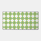 Blattmuster, Muster von Blätter, grüne Blätter Schreibtischunterlage (Vorderseite)