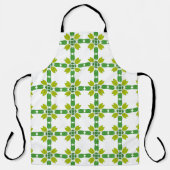 Blattmuster, Muster von Blätter, grüne Blätter Schürze (Vorderseite)