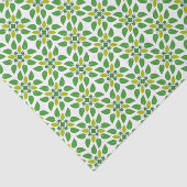 Blattmuster, Muster von Blätter, grüne Blätter Seidenpapier (Ausschnitt)