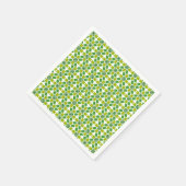 Blattmuster, Muster von Blätter, grüne Blätter Serviette (Ecke)