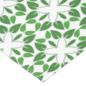Blattmuster, Muster von Blätter, grüne Blätter Tischdecke (Schrägansicht)