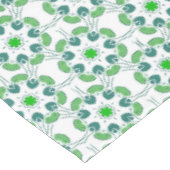 Blattmuster, Muster von Blätter, grüne Blätter Tischdecke (Schrägansicht)