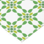 Blattmuster, Muster von Blätter, grüne Blätter Tischdecke (Schrägansicht)