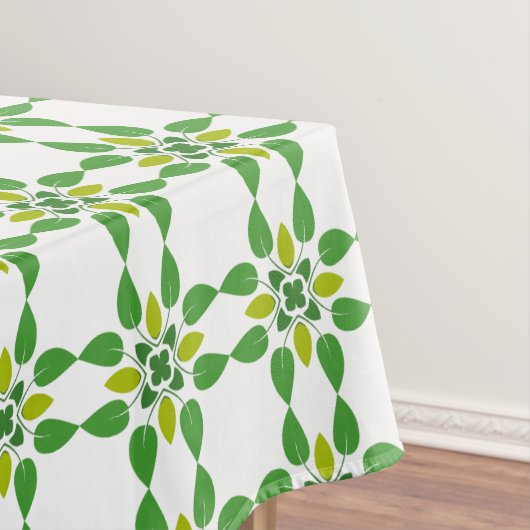 Blattmuster, Muster von Blätter, grüne Blätter Tischdecke (Beispiel)