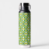 Blattmuster, Muster von Blätter, grüne Blätter Trinkflasche (Vorne)