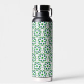Blattmuster, Muster von Blätter, grüne Blätter Trinkflasche (Vorne)