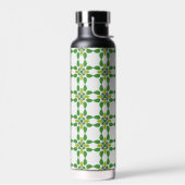 Blattmuster, Muster von Blätter, grüne Blätter Trinkflasche (Links)