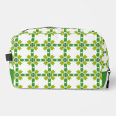 Blattmuster, Muster von Blätter, grüne Blätter Waschbeutel (Vorderseite)