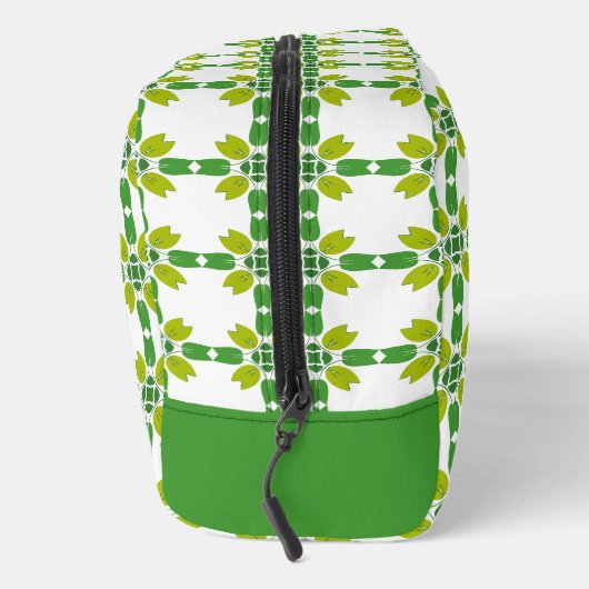 Blattmuster, Muster von Blätter, grüne Blätter Waschbeutel (Rechts)