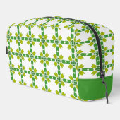 Blattmuster, Muster von Blätter, grüne Blätter Waschbeutel (Rechte Ecke)