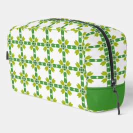 Blattmuster, Muster von Blätter, grüne Blätter Waschbeutel