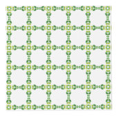 Blattmuster, Muster von Blätter, grüne Blätter Würfel (Vorderseite)