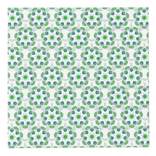 Blattmuster, Muster von Blätter, grüne Blätter Würfel (Rechts)