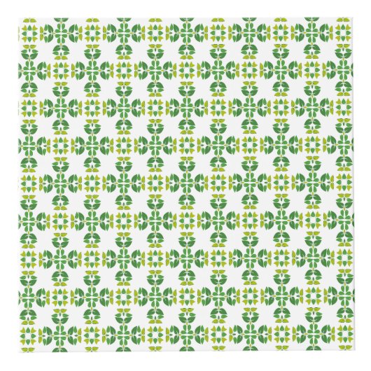 Blattmuster, Muster von Blätter, grüne Blätter Würfel (Vorderseite)