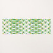 Blattmuster, Muster von Blätter, grüne Blätter Yogamatte (Rückseite (Horizontal))