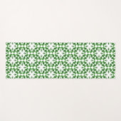 Blattmuster, Muster von Blätter, grüne Blätter Yogamatte (Vorderseite (Horizontal))