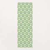 Blattmuster, Muster von Blätter, grüne Blätter Yogamatte (Vorderseite)