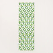 Blattmuster, Muster von Blätter, grüne Blätter Yogamatte (Rückseite)