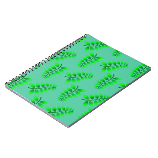 Blattmuster Notizblock (Linke Seite)