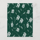 Blattmuster Postkarte (Vorderseite)