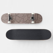 Blattmuster-Rahmen und Hintergrund Skateboard (Horizontal)