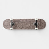 Blattmuster-Rahmen und Hintergrund Skateboard (Horizontal)