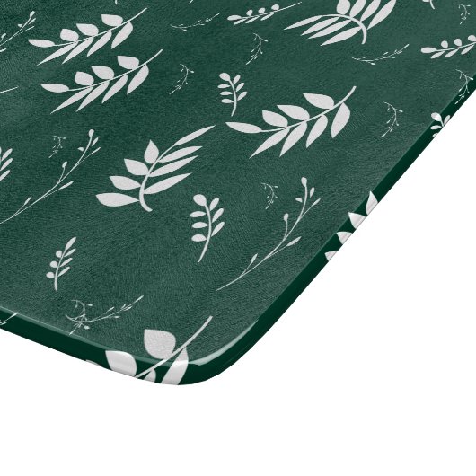 Blattmuster Schneidebrett (Ecke)