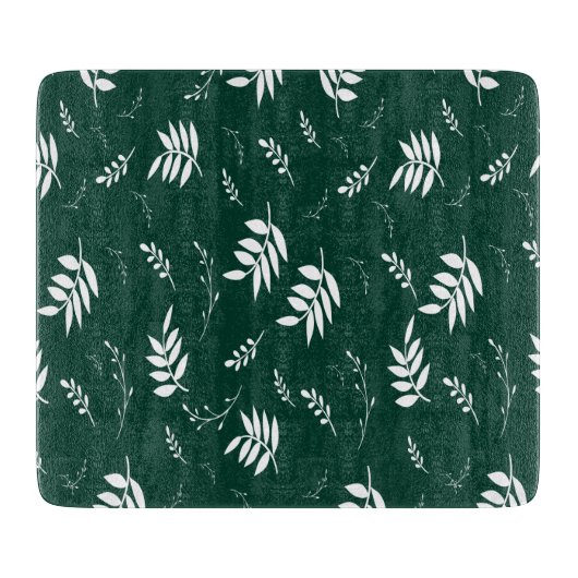 Blattmuster Schneidebrett (Vorderseite)