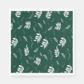 Blattmuster Serviette (Vorderseite)