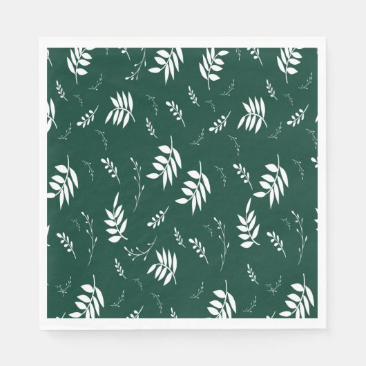 Blattmuster Serviette (Vorderseite)