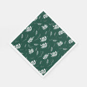 Blattmuster Serviette (Ecke)