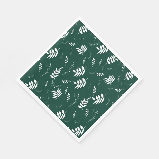 Blattmuster Serviette (Ecke)
