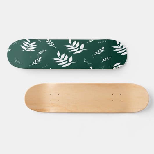Blattmuster Skateboard (Horizontal)