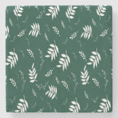 Blattmuster Steinuntersetzer (Vorderseite)