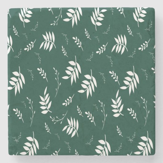 Blattmuster Steinuntersetzer (Vorderseite)