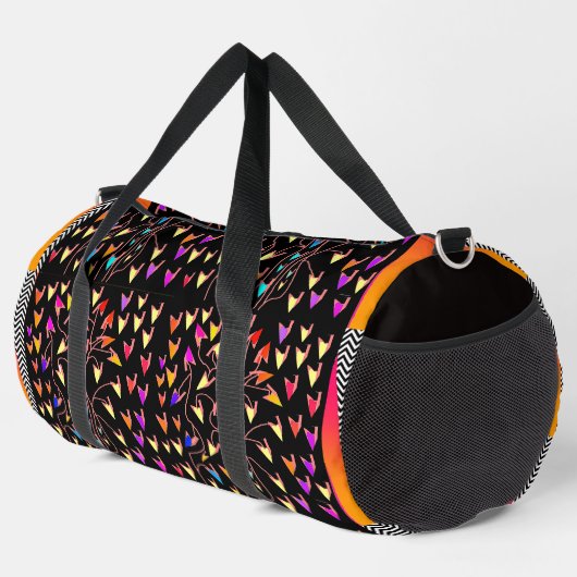 Blattpunkte wiederholen duffle bag (Rechte Ecke)