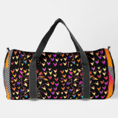 Blattpunkte wiederholen duffle bag (Rückseite)