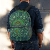 Blattquadratische Parameter Bedruckter Rucksack