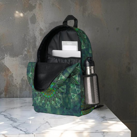 Blattquadratische Parameter Bedruckter Rucksack