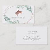 Blattrahmenpianist Visitenkarte (Vorne/Hinten)