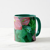 blattreiche Pflanzen Tasse (VorderseiteRechts)