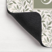 Blattreiche Reben Mousepad (Ecke)