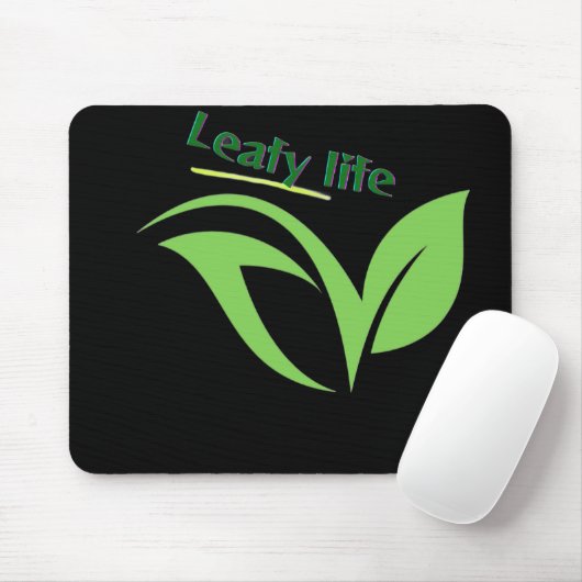 Blattreiches Leben Mousepad (Mit Mouse)