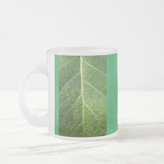 blättrig mattglastasse