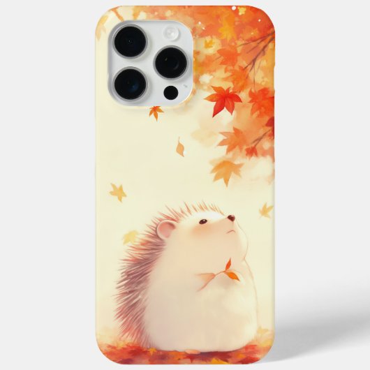Blättriger Kleiner Igel Case-Mate iPhone Hülle (Rückseite)