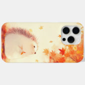 Blättriger Kleiner Igel Case-Mate iPhone Hülle (Rückseite (Horizontal))