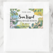 Blattschild Rechteckiger Aufkleber (Tasche)